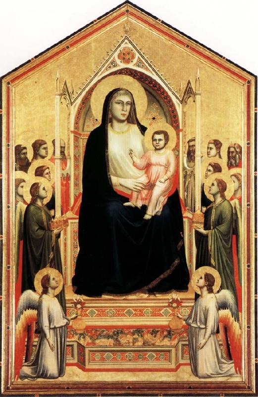 GIOTTO di Bondone Madonna in Majesty France oil painting art